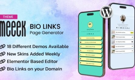 Bio Links Builder Theme