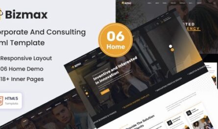 Corporate And Consulting Business Template