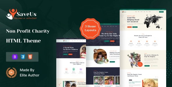 Charity HTML template