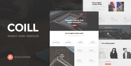 Coill - Business & Agency HTML5 Template - 19523599