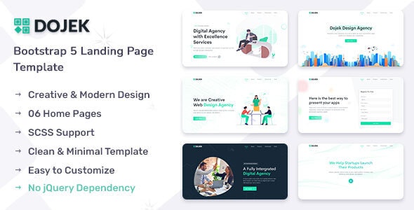 Dojek - Landing Page Template - 36744690