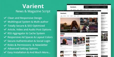 Varient - News & Magazine Script - 21035226