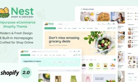 Grocery Store eCommerce Shopify Theme