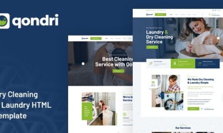 Dry Cleaning & Laundry HTML Template