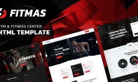 Gym & Fitness Center HTML Template